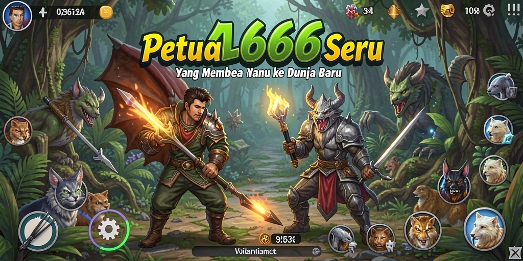Tangkapan layar gameplay AA666 dengan aksi petualangan seru.