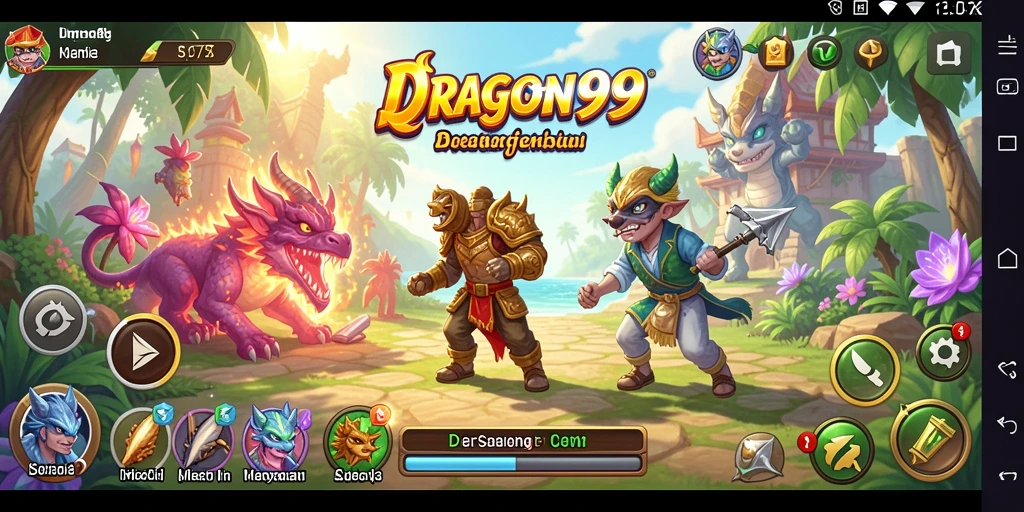 Tampilan seru gameplay DRAGON99 dalam aksi.
