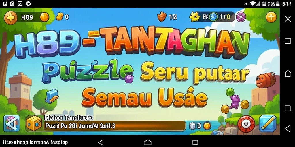 Tampilan gameplay H89 yang penuh warna dan menantang.