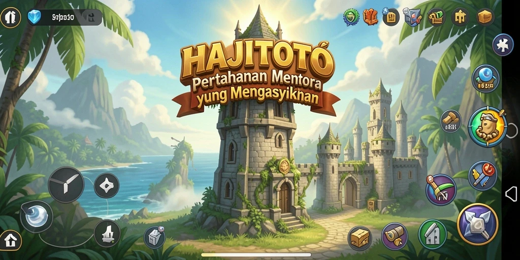 Tampilan gameplay HAJITOTO yang menarik dalam genre Tower Defense.
