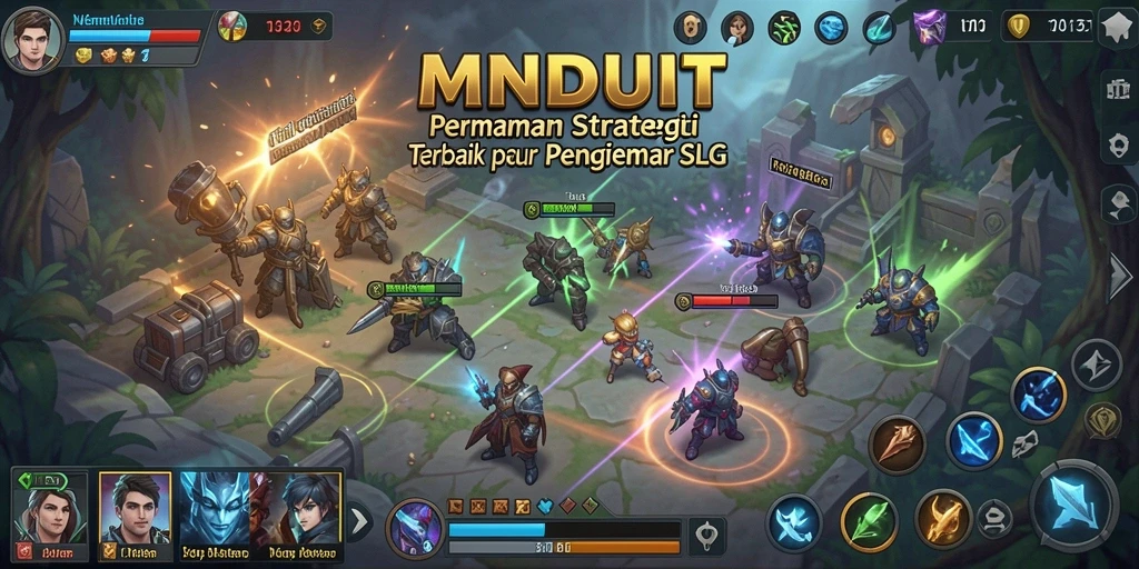 Tampilan gameplay MNDUIT yang menarik dan penuh strategi.