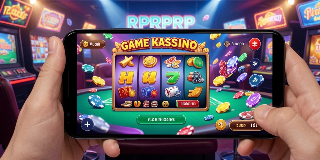 Screenshot gameplay RPRPRP menampilkan keseruan permainan kasino.