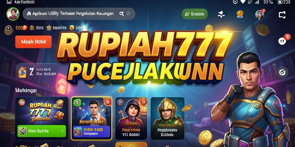 Tampilan utama RUPIAH777 dengan fitur pengelolaan keuangan.