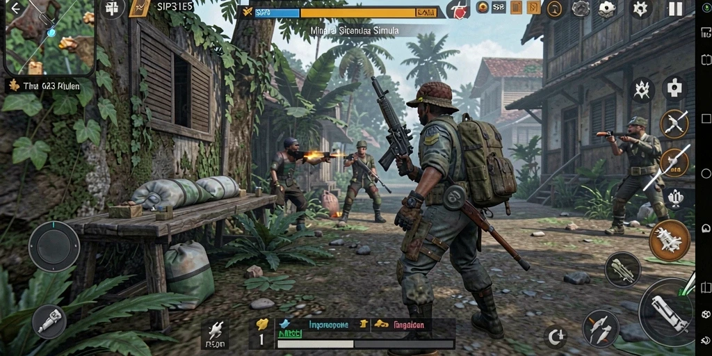 Screenshot utama SIP33 menampilkan gameplay mendalam dalam dunia simulasi yang kreatif.