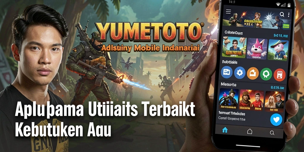 Tampilan antarmuka YUMETOTO yang bersih dan modern.